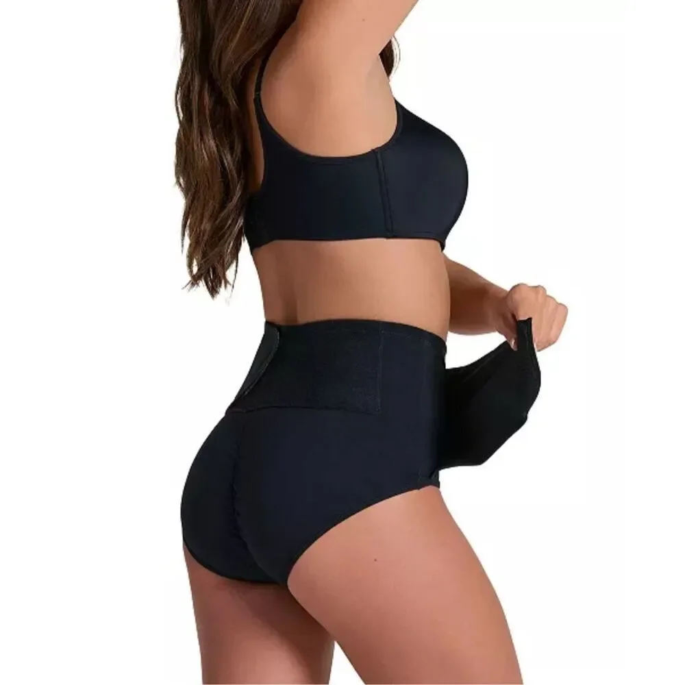 Leonisa NWT Firm Control Adjustable Compression Belly Shaper Black XL